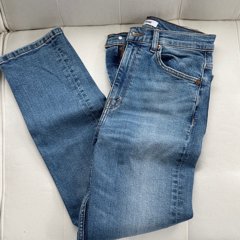 Redone Straight  Jeans